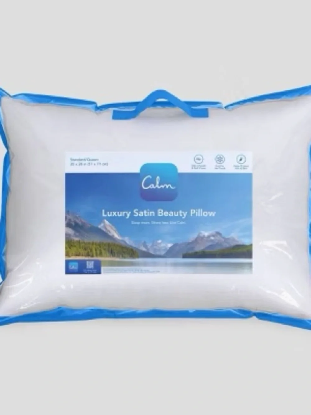 New Calm Luxury Satin Beauty Pillow & Pillowcase Standard/Queen Luxury Pillow